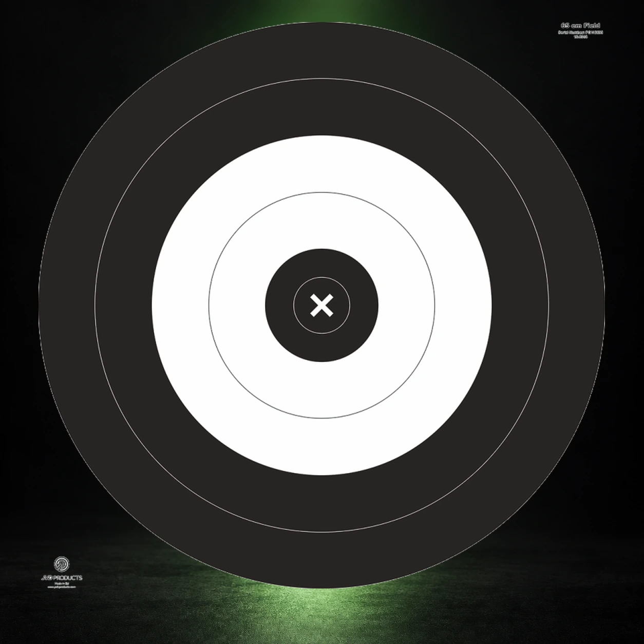 IFAA-Zielauflage mit Wertungsringen für Feldbogenschießen