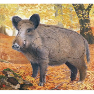 JVD Zielauflage Tierbildauflage Wildschwein