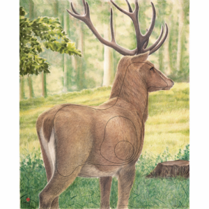 JVD Zielauflage Tierbildauflage Großer Hirsch