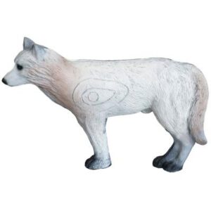 5598025405.jpg 3D-Ziel Weißer Wolf laufend