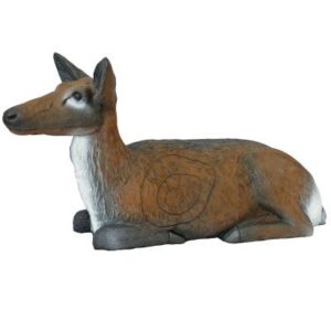 3D-Ziel Hirschkuh liegend