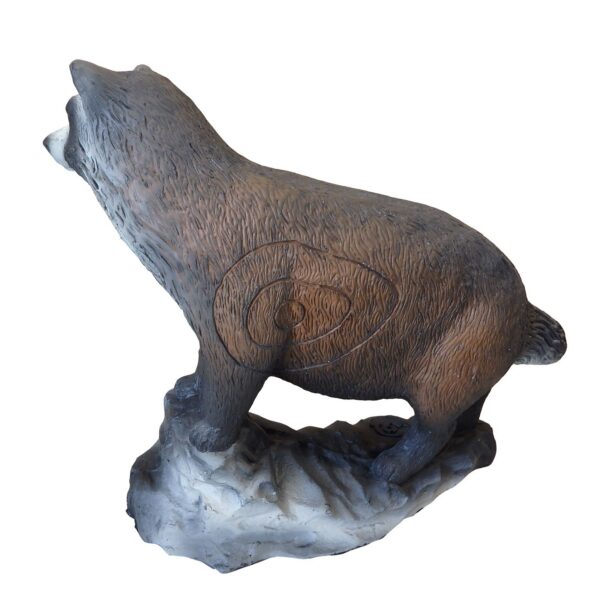 5598055662.jpg 3D-Ziel Marderhund laufend in linker Seitenansicht mit sichtbarer Zielzone
