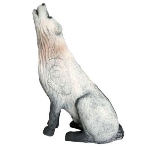5598069123.jpg 3D-Ziel Weißer Wolf sitzend heulend