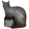 3D-Ziel Waschbär in schräger Rückansicht mit sichtbarer Zielzone
