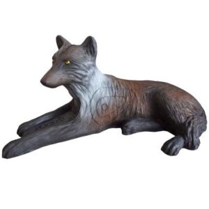 3D-Ziel Wolf liegend