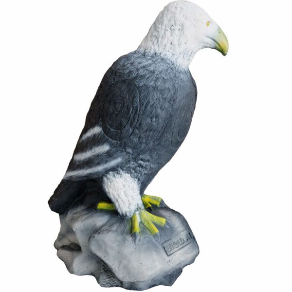 3D-Ziel Weißkopfseeadler sitzend in Seitenansicht