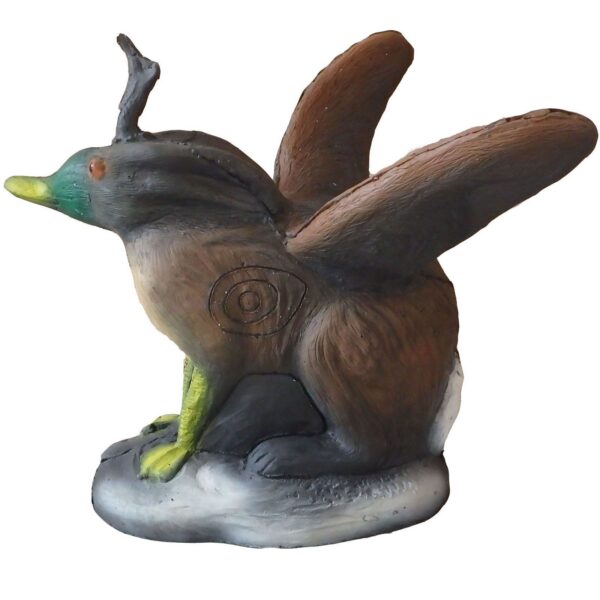 3D-Ziel Wolpertinger Natur in linker Seitenansicht mit sichtbarer Zielzone