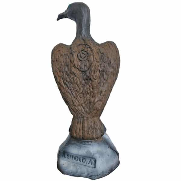 5598412631.jpg 3D-Ziel Kormoran aufrecht sitzend in Vorderansicht auf einem Sockel
