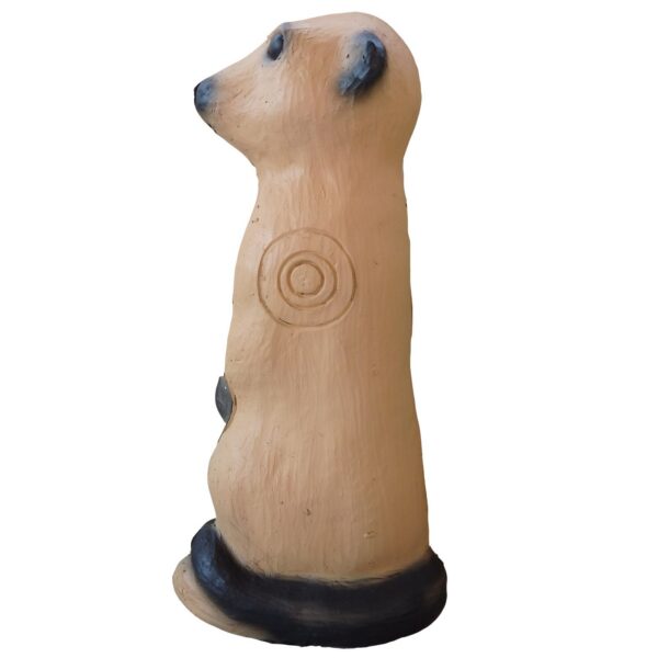 5598412691.jpg 3D-Ziel Erdmännchen stehend in Seitenansicht mit sichtbarer Zielzone