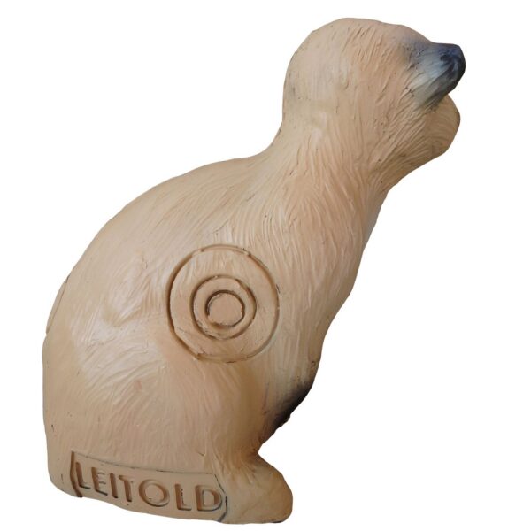 5598421863.jpg 3D-Ziel Erdmännchen sitzend in Seitenansicht mit sichtbarer Zielzone