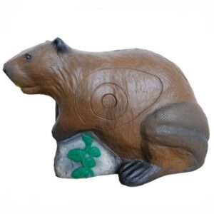 3D-Ziel Biber sitzend