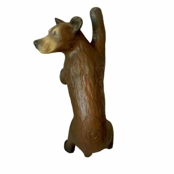 3D-Ziel Kleiner Braunbär kletternd in linker Seitenansicht