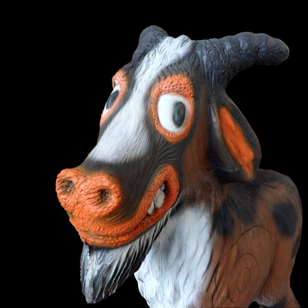 5598569962.jpg 3D-Ziel Geißbock Poldi als Nahaufnahme von Kopf und Oberkörper
