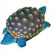 3D-Ziel Schnappschildkröte in schräger Rückansicht
