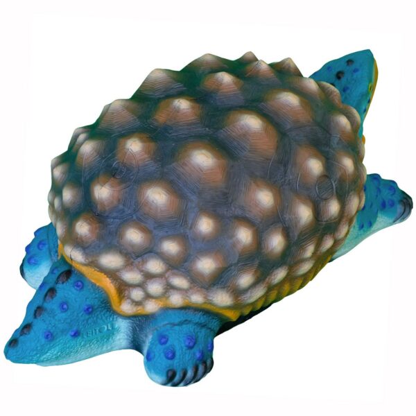 3D-Ziel Schnappschildkröte in schräger Rückansicht