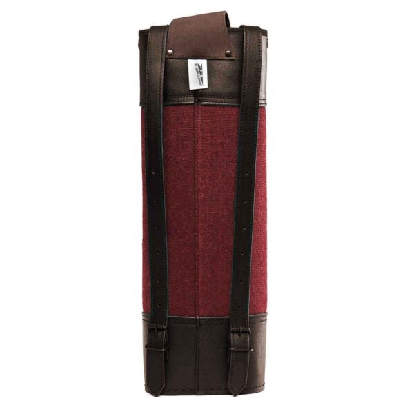 5646913435.jpg Beier Rückenköcher Green Acer aus Baumwolle und Leder in Rot und Braun, Rückansicht