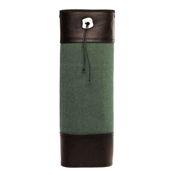 5646926007.jpg Beier Rückenköcher Green Acer aus Baumwolle und Leder in Grün und Braun, Vorderansicht
