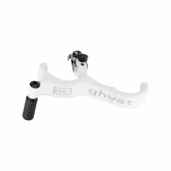 B3 Archery Ghost Hinge-Release in Weiß als Rückansicht