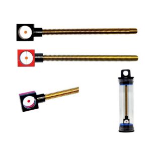 Gillo Visierpin Square Invisible Cross Black/Red Gillo Visierpin Square Invisible Cross Black/Red