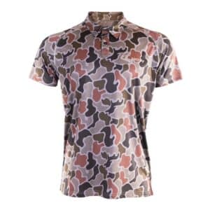 Hoyt Polo Shirt Brown Duck Camo