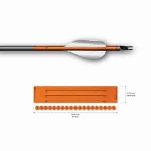 Socx Wrap for Spin Vanes on Easton ACE Solid Retro-Reflective Color