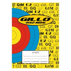 Gillo Scorebook Yellow – 5er-Pack