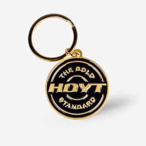 Hoyt Gold Standard Schlüsselanhänger, schwarz und gold