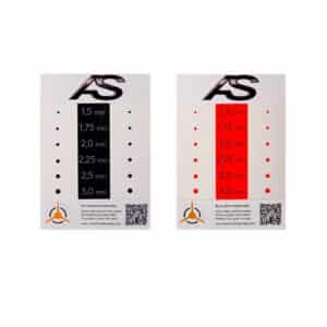 Zwei Socx-Zielpunktbögen für Arc Systeme in Schwarz und Orange