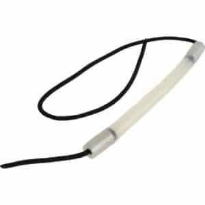 Arc Systeme Mono-Pfeilauflage mit schwarzer Halteschnur und hellem Schutzschlauch