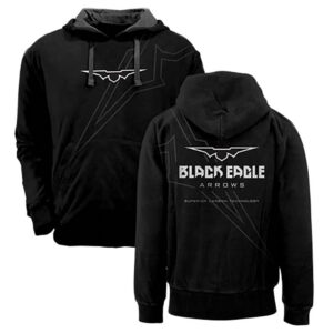 Black Eagle Hoodie Heavy Black