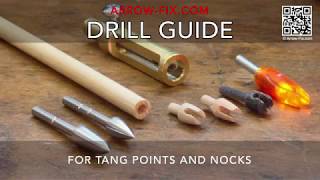 Videovorschau: Arrow-Fix Drill Guide to drill center bores into wood or bamboo shafts