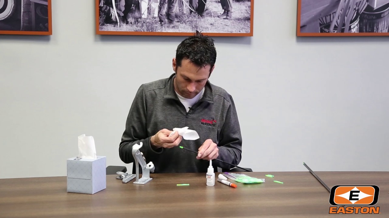Videovorschau: How to Fletch arrows using the Easton Quick Bond Vane Primer Pen